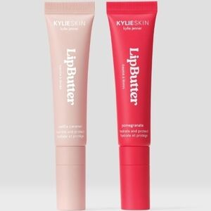 Kylie Skin Lip Butter Duo - Vanilla Caramel & Pomegranate